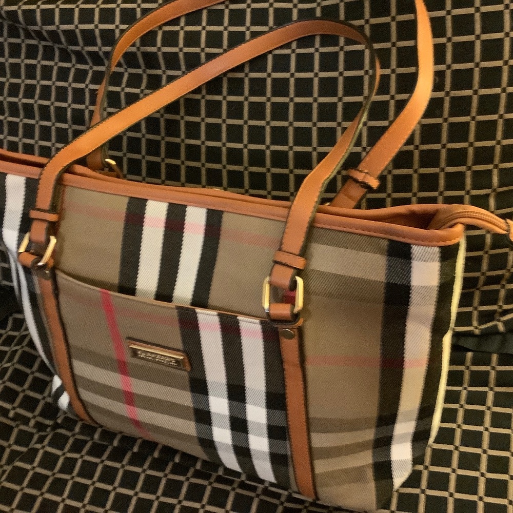 Plaid Tote